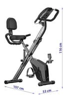 Opvouwbare Hometrainer met 8 Weerstanden en LCD Display, Fietsen en Brommers, Fietsen | Vouwfietsen, Verzenden, Nieuw