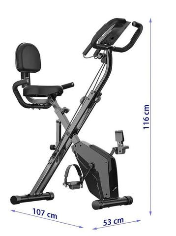 Opvouwbare Hometrainer met 8 Weerstanden en LCD Display, Fietsen en Brommers, Verzenden, Nieuw