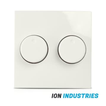 ION INDUSTRIES - Duo dimmerknop E1 alpin wit, Verzenden, Nieuw, Overige fittingen