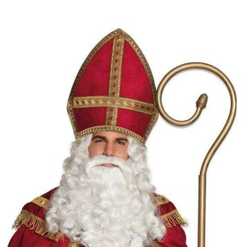 Mijter Sinterklaas simpel, Hobby en Vrije tijd, Verzenden, Nieuw, Feestartikel