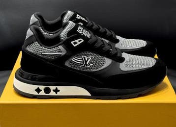 Louis Vuitton Run Away | Black and Grey, Zwart, Nieuw, Ophalen of Verzenden, Sneakers of Gympen