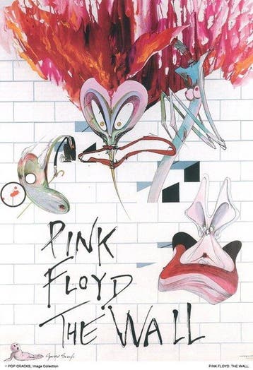 PINK FLOYD - THE WALL - License Print
