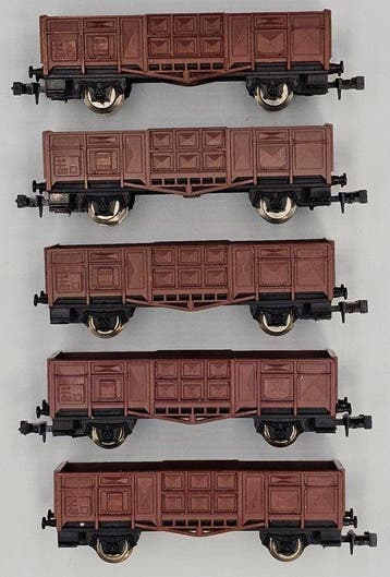 Lima N - 403 - Modeltrein goederenwagon (5) - Vijf open, Nieuw