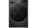 Lg - Wasmachine Voorlader - 11 kg - Zwart, 10 kg of meer, Verzenden, Nieuw, 85 tot 90 cm