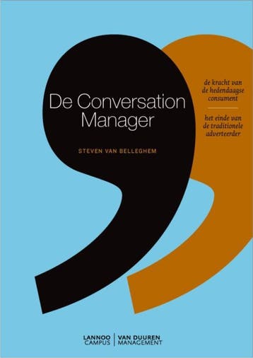 De conversation manager 9789081516327, Zo goed als nieuw