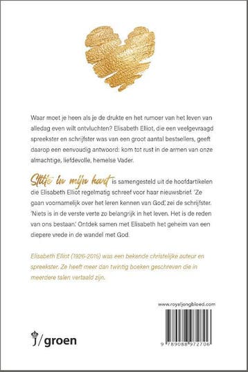 Stilte in mijn hart 9789088972706 Elisabeth Elliot, Boeken, Verzenden, Zo goed als nieuw, Elisabeth Elliot