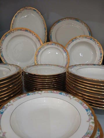 Selbmann Weiden - Tafelservies voor 12 (40) - Porselein