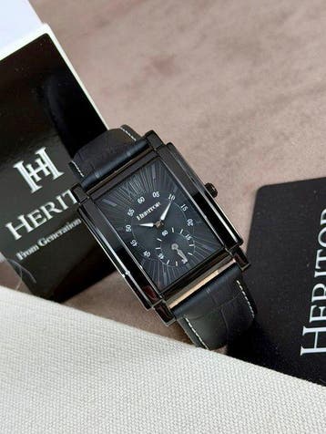 Heritor - Frederick Automatic - Black/Black - Zonder, Nieuw
