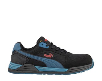 Puma 644660 Frontside Black/Blue Low S1p Heren  maat 44, Ophalen of Verzenden, Nieuw