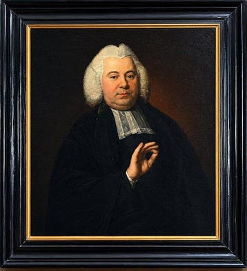 Franse school (XVIII) - Grand portrait d’ecclésiastique - NO, Antiek en Kunst