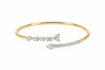 Armband - 14 karaat Geel goud - 1.12ct. tw. Diamant, Nieuw