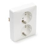 Stopcontact | PEHA | ST (Inbouw, Randaarde, Wit), Verzenden, Nieuw