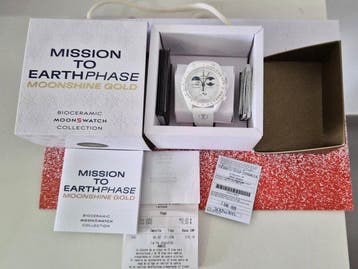 Omega - Mission to Earthphase Moonshine Gold Cold Moon -, Sieraden, Tassen en Uiterlijk, Nieuw
