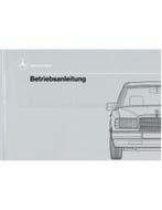 1990 MERCEDES BENZ E KLASSE INSTRUCTIEBOEKJE DUITS, Auto diversen, Handleidingen en Instructieboekjes