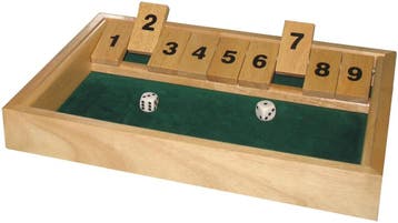 Shut the Box - Groot | HOT Games - Dobbelspellen, Hobby en Vrije tijd, Gezelschapsspellen | Bordspellen, Verzenden, Nieuw