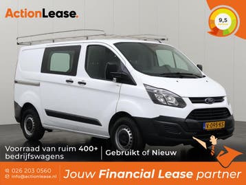 Ford Transit Custom Bestelbus L1 H1 2018 Diesel, Auto's, Ford, Zwart, Wit, Nieuw, Dealer onderhouden