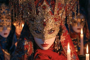 Iconica - Venice Carnival - unique 1/1 XXL (100 x 150 cm)