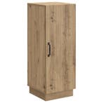 vidaXL Dressoir Artisanaal eiken 33 x 34,5 x 87 cm Bewerkt, Verzenden, Nieuw, Overige houtsoorten, Minder dan 50 cm