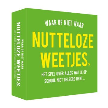 Nutteloze Weetjes Waar of Niet Waar van €21,95 voor €10,97, Ophalen of Verzenden, Nieuw