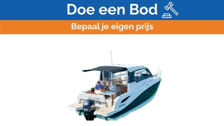Bieden: Cockpit shunshade for Quicksilver Activ, Watersport en Boten, Bootonderdelen, Nieuw, Zeilboot of Motorboot, Ophalen of Verzenden