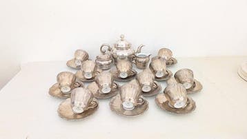 Bavaria, Seltmann Weiden - Koffieservies (27) - Argento -