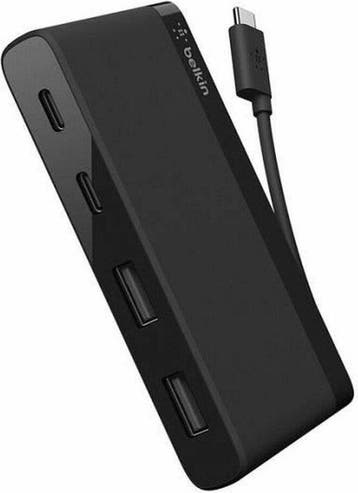 SHOWMODEL Belkin Hub met 2 USB-A poorten + 2 USB-C poorten -, Verzenden, Nieuw
