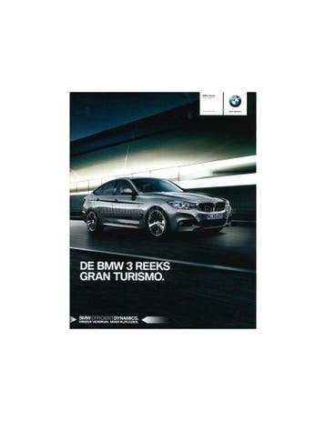 2015 BMW 3 SERIE GRAN TURISMO BROCHURE NEDERLANDS, Nieuw, BMW, Author