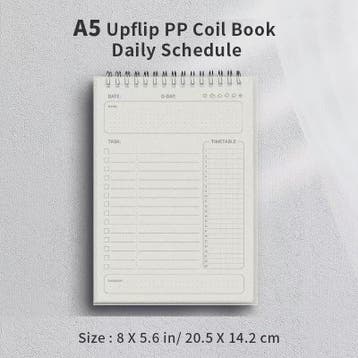A5 Spiral Agenda & Planner - 160 Pagina's Dagelijkse Plannin, Diversen, Agenda's, Verzenden, Nieuw