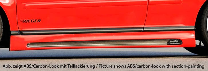 Rieger side skirt | Golf 4: 10.97-03 - 3-drs., 5-drs., Combi, Auto-onderdelen, Carrosserie en Plaatwerk, Nieuw, Volkswagen, Verzenden