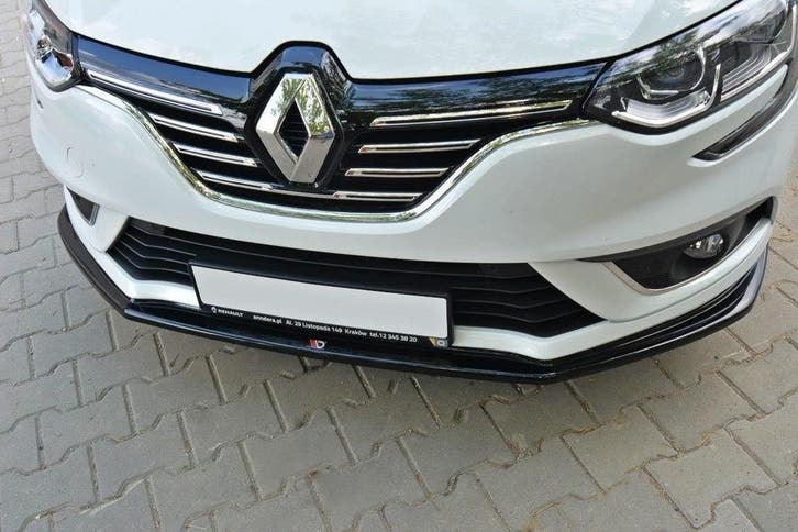 Front Splitter V.1 Renault Megane Mk4 Hatchback, Auto diversen, Tuning en Styling, Verzenden