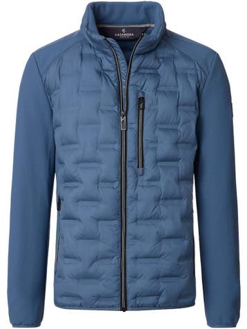 Casa Moda Sport Heren Gewatteerde Outdoor Jas Blauw, Kleding | Heren, Jassen | Zomer, Verzenden, Nieuw, Blauw
