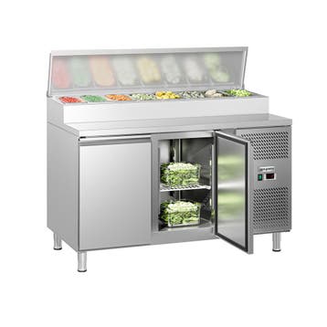 GGM Gastro | Saladette ECO - 1510mm - 2-deurs - voor 8x GN |, Verzenden, Nieuw in verpakking