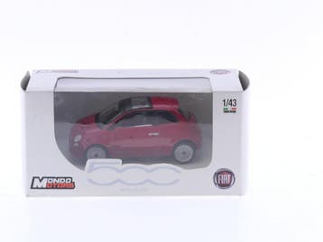 Schaal 1:43 Mondo Motors Fiat 500 2016 #4256 (Automodellen), Ophalen of Verzenden, Zo goed als nieuw