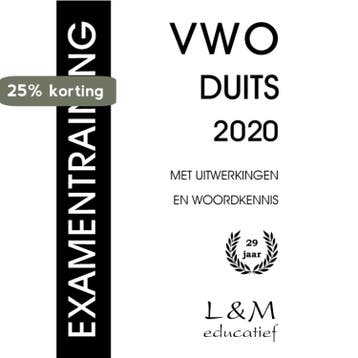 Examentraining Vwo Duits 2020 9789054894162 M.T. Janssens, Verzenden, Zo goed als nieuw, M.T. Janssens