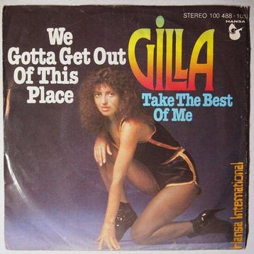 Gilla  - We gotta get out of this place - Single, Cd's en Dvd's, Verzenden, Nieuw in verpakking