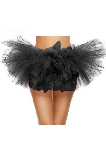KIMU® Korte Tutu Zwart Tule Rokje 74 80 86 92 98 104 110 Zwa, Ophalen of Verzenden, Nieuw, Meisje