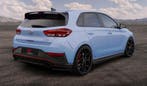 X-Form Achterlip Glanzend Zwart Hyundai I30 Facelift, Nieuw, Ophalen of Verzenden, Achter, Bumper