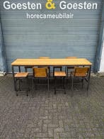 Gebruikte Half Hoge Barset - T1619 Vintage/Café, Huis en Inrichting, Tafels | Eettafels, Ophalen, Nieuw