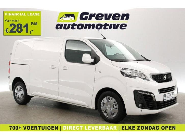 Peugeot Expert 2.0 BlueHDI 122PK L2H1 | Aut. | Clima |, Auto's, Bestelauto's, Automaat, Diesel, Wit, Peugeot