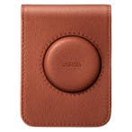 Fujifilm Instax Mini EVO case, bruin (Accessoires Instax), Ophalen of Verzenden, Nieuw