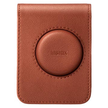 Fujifilm Instax Mini EVO case, bruin (Accessoires Instax), Ophalen of Verzenden, Nieuw
