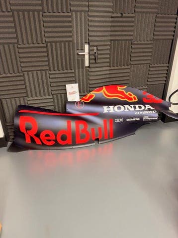 Carbon paneel - Red Bull - Max Verstappen RB16 2020 Sidepod, Nieuw