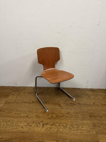 Gebruikte Schoolstoel Pagholz - S4397 Vintage/Café, Ophalen, Nieuw