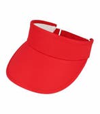 Zonneklep verstelbaar – stevige klep – one size – rood, Kleding | Dames, Hoeden en Petten, Nieuw
