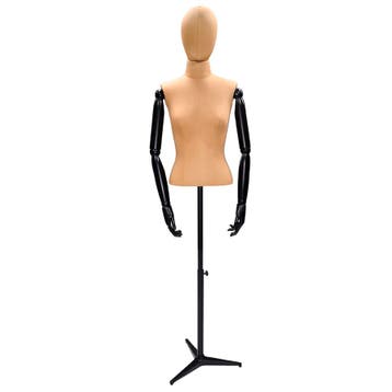 Vintage 1/2 torso dame merk Gruppo Corso coffee/zwart EX