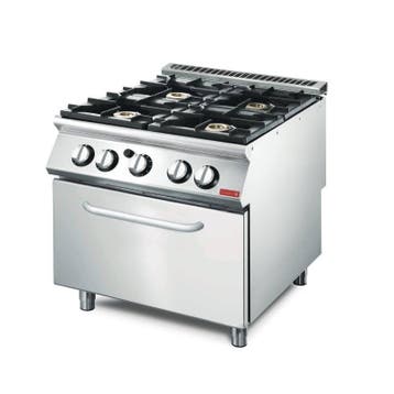 Horeca Gasfornuis met Gasoven | 4 Branders Gastro-M, Verzenden, Nieuw in verpakking