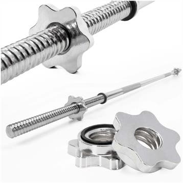 Actiget® Halterstang | Barbell | Chroomstaal | 180 cm | 28, Ophalen of Verzenden, Nieuw