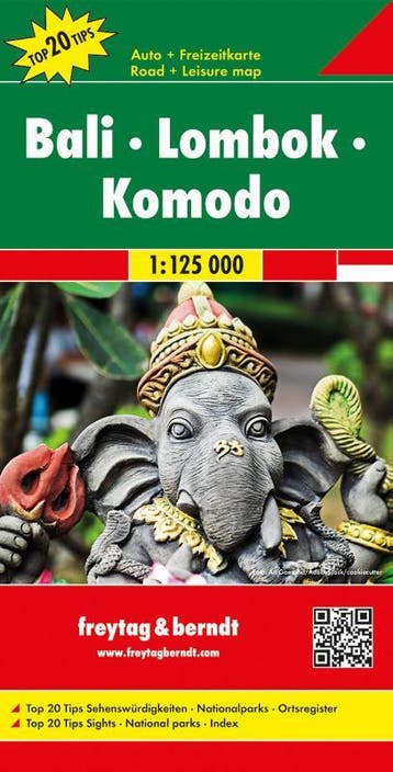 F&B Wegenkaart Bali, Lombok, Komodo |  | Nieuw, Boeken, Ophalen of Verzenden, Nieuw