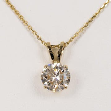 Zonder minimumprijs - Ketting met hanger - 14 karaat Geel