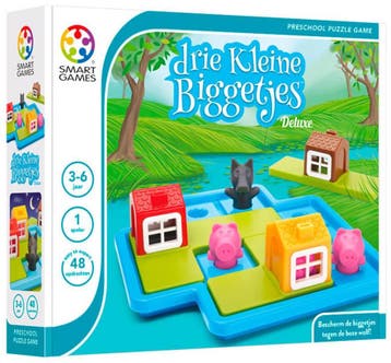 Drie Kleine Biggetjes - Deluxe | Smart Games -, Verzenden, Nieuw